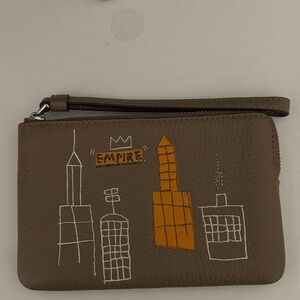 Coach X Jean Michel Basquiat Wristlet
